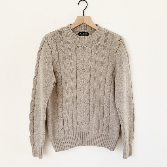 Eddie Bauer Sweaters - Vintage Eddie Bauer Fisherman Sweater